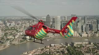 BBC London News join London's Air Ambulance in the sky