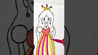 How to draw a princess# beautiful drawing# simple and easy to draw# unique idea to draw a girl