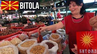 Underrated MACEDONIA | BITOLA Bazaar & Typical Balkan Market 