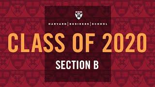 2020 Harvard Business School MBA Section B Diploma Ceremony