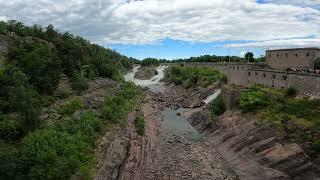 Trollhättan When Vattenfall opens the locks, the  and 300,000 liters of water per second rushes (4k)