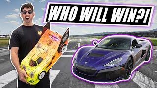 World’s Fastest CAR vs. World’s Fastest RC!