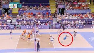 เด เจนนาโร่ โอลิมปิก 2024 Monica De Gennaro volleyball olympics | highlights