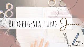 Budgetplanung Juni | Alles in Lila | Umschlagmethode  | Meine Art zu sparen