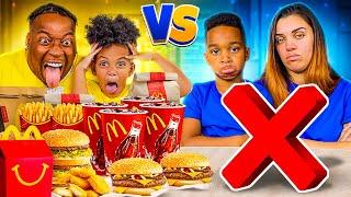 FOOD VS NO FOOD CHALLENGE | The Prince Family Clubhouse