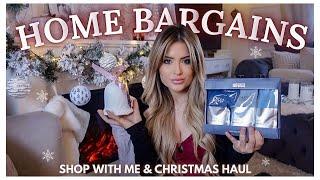 CHRISTMAS HOME BARGAINS HAUL - Last minute gift ideas, Christmas cleaning products & snacks