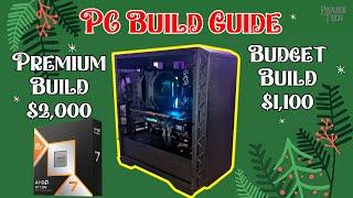 Gaming PC Build Guide For 2024 Holiday Season - Budget Build & Ryzen 9800x3D Build!