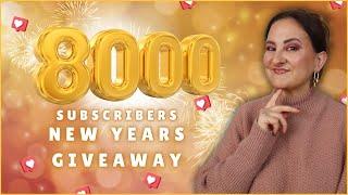 8000 SUBSCRIBERS NEW YEARS GIVEAWAY