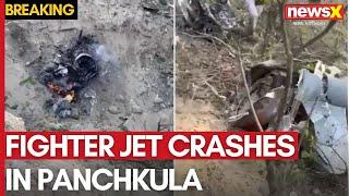 Breaking News: Fighter Jet Crashes in Panchkula, Pilot Lands Safely Using Parachute | NewsX