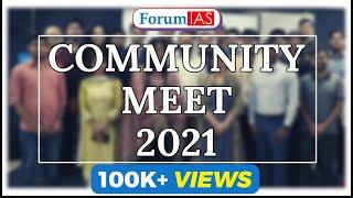 Community Meet 2021 | An Evening with Toppers | ForumIAS