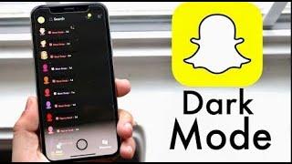 How to turn on DARK MODE on Snapchat