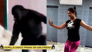 GORILLA DANCE | PRANK ON GIRLFRIEND | FUNNIEST EVER #Shorts