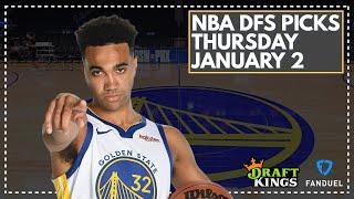 NBA DFS LIVE PRE-LOCK Q&A: THURSDAY JANUARY 2nd FanDuel & DraftKings Lineup Advice