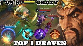 Wild Rift Draven - Top 1 Draven Gameplay "Best Draven Players" Rank Season 6