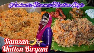 எங்க வீட்டு ரம்ஜான் பிரியாணி 2024Eid Special Mutton Biryani for 13 persons Muslim Style