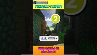 Bảo Vệ Dân Làng Cùng Mình Nào !!  | KiraMC #shorts