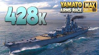 Battleship Yamato: Giantic damage on map "Sleeping Giant" - World of Warships