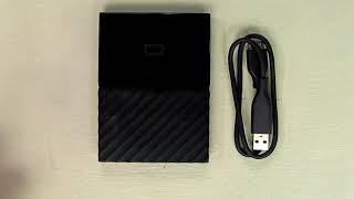 BEST Portable External Hard Drive - WD 1TB Black My Passport  - USB 3.0 REVIEW