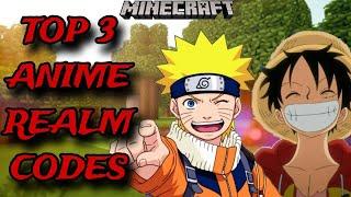 *TOP 3* BEST ANIME REALM CODES FOR MINECRAFT BEDROCK EDITION!