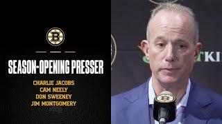 Bruins Management Holds Start-of-Season Press Conference