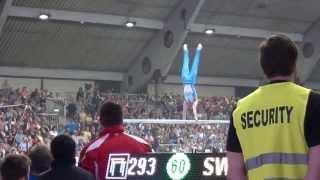 German National Championships Gymnastics All Around Thomas Taranu Parallel Bars