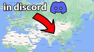 I made GEOGUESSR in Discord