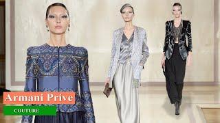 Armani Prive Fashion in Paris Spring Summer 2025 | Stylish Clothes