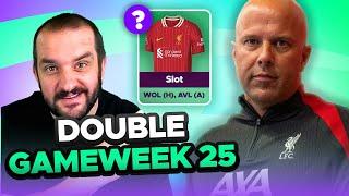 DOUBLE GAMEWEEK 25 ANNOUNCED