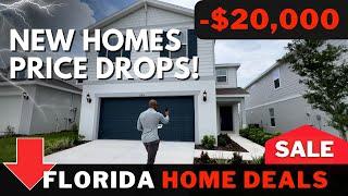 Inside 3 New Construction Homes For Sale in Florida As Builders Discount Prices in 2024!