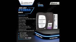 2015-2017 Hyundai Sonata Genuine Smart Key 3 Button 433MHz 95440-C1101. #gskey #uae #sale #key
