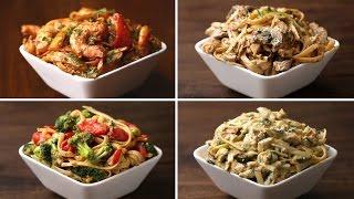 Fettuccine 4 Ways