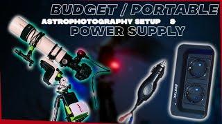 Low Budget / Portable AstroPhotography SetUp & Power Supply