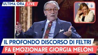 Vittorio Feltri senza Filtri: le toccanti parole commuovono Giorgia Meloni