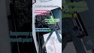 Is your Mac overheating?  A noisy fan can be a sign of trouble. #computerrepair #fanreplacement