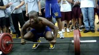 Arkansas High School Power Clean State Record 132 lb Division
