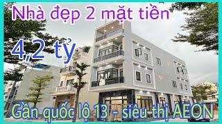 Nhà 2 mặt tiền đẹp gần khu công nghiệp Visip 1 , siêu thị AEON bình dương giá quá rẻ (23)