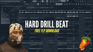 [FREE FLP] Making a Hard Drill Beat Like 808 Melo & Rxckson