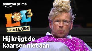 De kaarsen act van Leo Alkemade ️ | LOL: Last One Laughing NL | seizoen 3