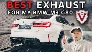 BEST EXHAUST and SOFTWARE for my BMW M3 G80 - Valvetronic Exhaust - Sound and Dyno - OG Schaefchen