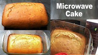 Microwave Vanilla Cake | Sponge Cake In Microwave Convection