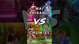 Chun-Li vs Mai Shiranui: From Capcom vs SNK 2 to Street Fighter 6 #streetfighter #fightinggames
