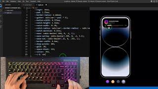 ASMR Programming - Coding IOS (IPhone) Dynamic Music - No Talking