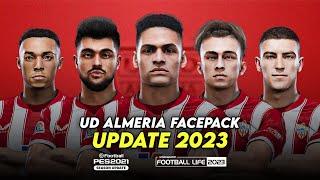 UD ALMERIA FACEPACK 2023 | SIDER CPK | SMOKE PATCH FOOTBALL LIFE 2023 & PES 2021