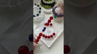 Red Bead Butterfly Shadow! "Red Flame Butterfly Dream" bracelet making tutorial #diy #bracelet