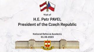 President of the Czech Republic, H.E. Petr PAVEL, National Defence Academy Vienna  (01.06.2023)