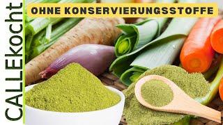 Gemüsebrühe Pulver selber machen: Einfach, gesund & lecker! 