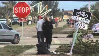 Cape Coral tornado caught on home surveillance video