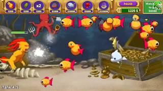 My Mad Fish Deluxe, insaniquarium mobile tank 4-5, Bos Level(it's very easy! + trick), 5-1