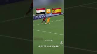 Egypt vs Spain Highlights #football #egypt #spain #futbol #olympics #paris2024 #goal #soccer #fyp #w