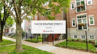 1643 W Wolfram Street 2 | Chicago, IL 60657